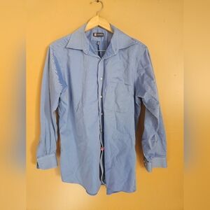 Chaps Blue Dress Shirt for Men